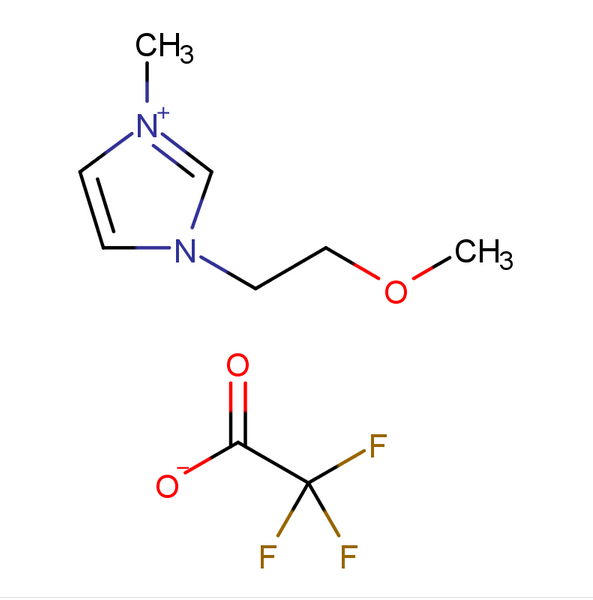 1-甲氧基乙基-3-甲基咪唑三氟乙酸鹽,1H-Imidazolium, 3-(2-methoxyethyl)-1-methyl-, 2,2,2-trifluoroacetate (1:1)