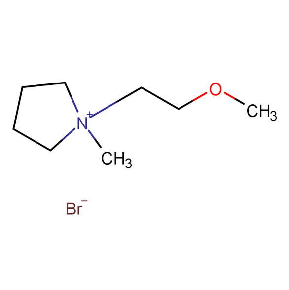 N-甲氧基乙基-N-甲基吡咯烷溴鹽,Pyrrolidinium, 1-(2-methoxyethyl)-1-methyl-, bromide