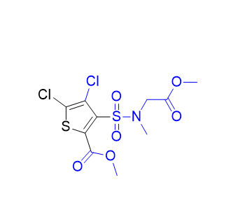 氯诺昔康杂质15,methyl 4,5-dichloro-3-(N-(2-methoxy-2-oxoethyl)-N-methylsulfamoyl) thiophene-2-carboxylate