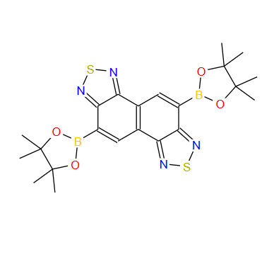 5,10-双(4,4,5,5-四甲基-1,3,2-二氧杂环戊硼烷-2-基)萘并[1,2-C:5,6-C']双([1,2,5]噻二唑),Naphtho[1,2-c:5,6-c'bis[1,2,5]thiadiazole-5,10-diboronic acid bis(pinacol) ester 98% (HPLC)