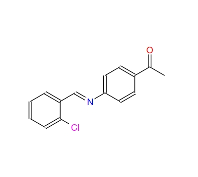 N-(2-氯苯亚甲基)-4-乙酰基苯胺,N-(2-Chlorobenzylidene)-4-acetylaniline