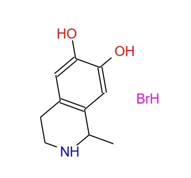 1-甲基-1,2,3,4-四氢异喹啉-6,7-二醇氢溴酸盐,1-methyl-1,2,3,4-tetrahydroisoquinoline-6,7-diol hydrobromide