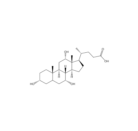 熊去氧胆酸EP杂质B,3a,7a,12a-trihydroxy-5B-cholan-24-oic acid (Cholic acid)