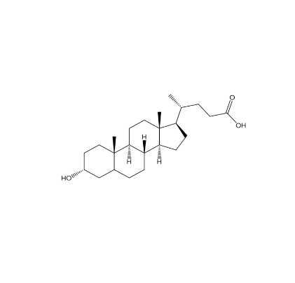 熊去氧胆酸EP杂质C,3a-hydroxy-5B-cholan-24-oic acid (ithocholic acid )