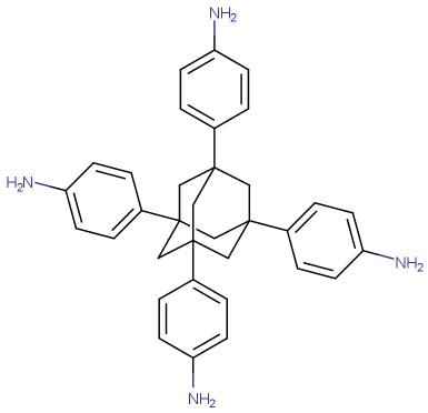 1,3,5,7-四(4-氨基苯基)金刚烷,1,3,5,7-tetrakis(4-aminophenyl)adamantane