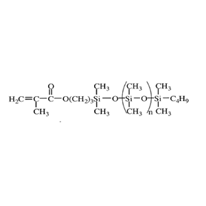 双-3-甲基丙烯基氧丙基化四甲基二硅氧烷 PDMS-monoMA CAS#:146632-07-7