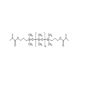 双-3-甲基丙烯基氧丙基化四甲基二硅氧烷  PDMS-diMA  CAS#:58130-03-3