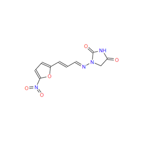 呋喃烯啶,1-((3-(5-Nitrofuran-2-yl)allylidene)-amino)imidazolidine-2,4-dione
