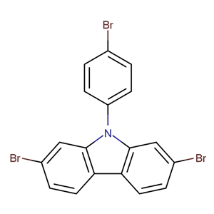 2,7-二溴-9-(4-溴苯基)-9H-咔唑