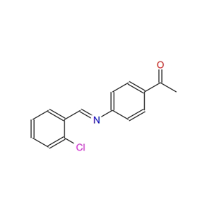 N-(2-氯苯亚甲基)-4-乙酰基苯胺,N-(2-Chlorobenzylidene)-4-acetylaniline