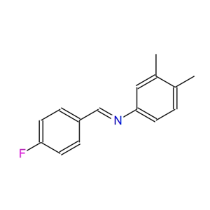 3,4-二甲基-N-(4-氟苯亚甲基)苯胺,3,4-Dimethyl-N-(4-fluorobenzylidene)aniline