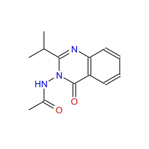 3-乙酰基氨基-2-异丙基-4(3H)-喹唑啉酮,3-ACETYLAMINO-2-ISOPROPYL-4(3H)-QUINAZO&