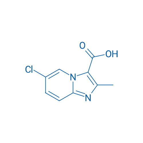 6-氯-2-甲基-咪唑并[1,2-A]吡啶-3-羧酸,6-Chloro-2-methylimidazo[1,2-a]pyridine-3-carboxylic acid