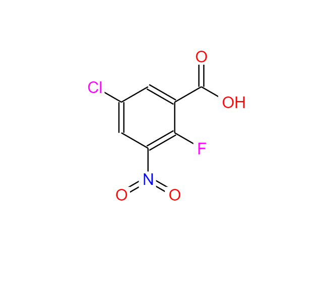 5-氯-2-氟-3-硝基苯甲酸,5-Chloro-2-fluoro-3-nitro-benzoic acid