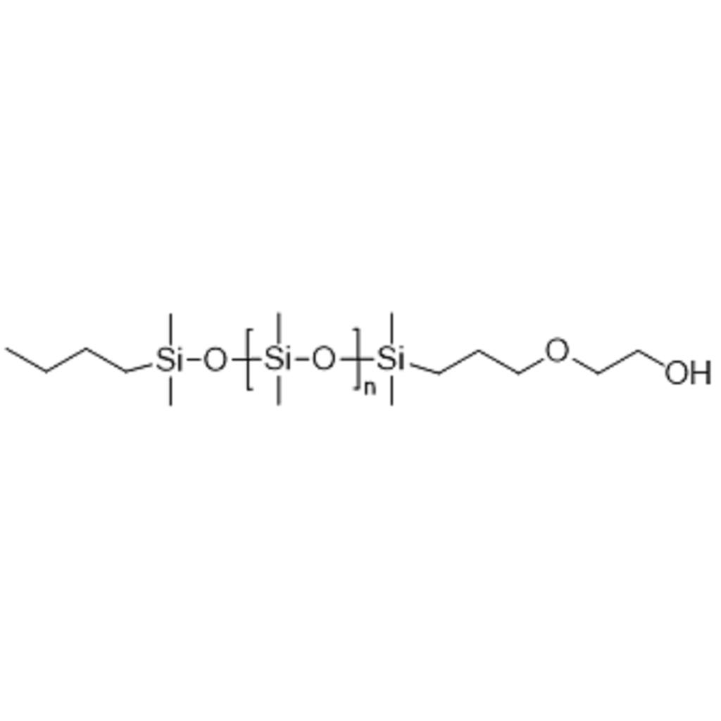 Mono-3-(2-hydroxyethoxy)propyl terminated polydimethylsiloxane