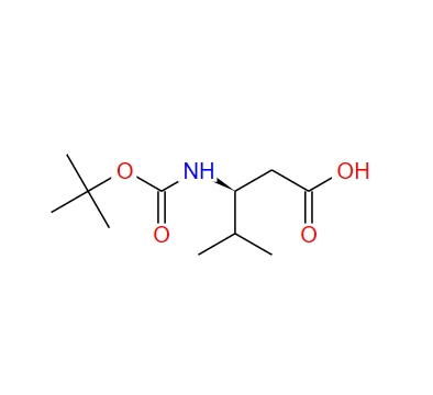 (S)-3-((叔丁氧基羰基)氨基)-4-甲基戊酸,(S)-3-((tert-Butoxycarbonyl)amino)-4-methylpentanoic acid