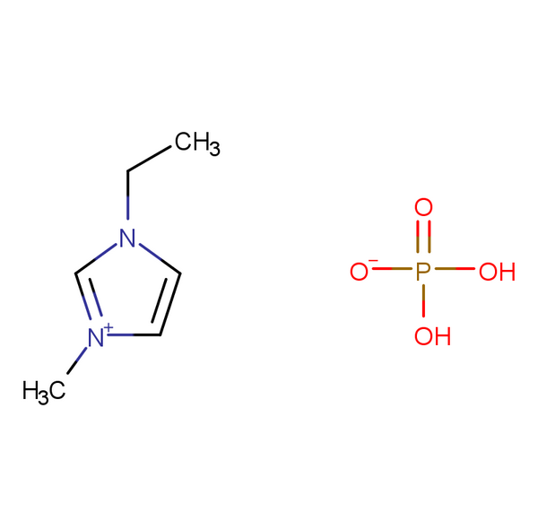 1-乙基-3-甲基咪唑磷酸二氢盐,1H-Imidazolium, 3-ethyl-1-methyl-, phosphate (1:1)