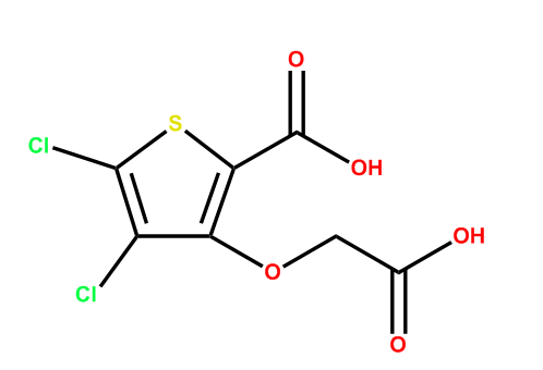 2-Thiophenecarboxylic acid, 3-(carboxymethoxy)-4,5-dichloro,2-Thiophenecarboxylic acid, 3-(carboxymethoxy)-4,5-dichloro