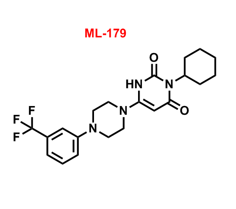 3-环己基-6-(4-(3-(三氟甲基)苯基)哌嗪-1-基)嘧啶-2,4(1H,3H)-二酮,3-Cyclohexyl-6-(4-(3-(trifluoromethyl)phenyl)piperazin-1-yl)pyrimidine-2,4(1H,3H)-dione