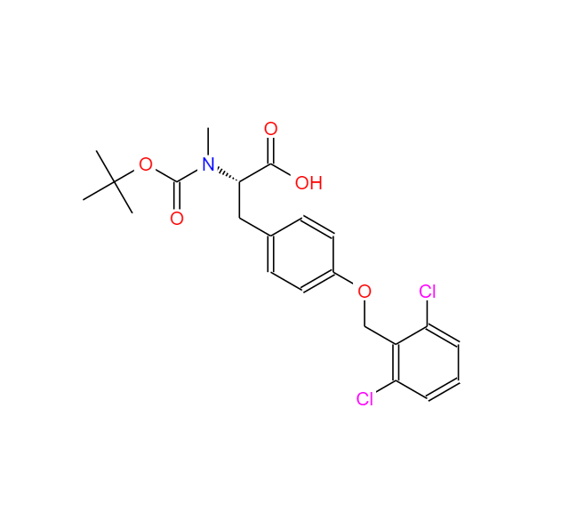 O-[(2,6-二氯苯基)甲基]-N-[叔丁氧羰基]-N-甲基-L-酪氨酸,BOC-N-ME-TYR(2,6-DICHLORO-BZL)-OH