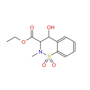 4-羟基-2-甲基-2H-1,2-苯并噻嗪-3-羧酸乙酯1,1-二氧化物,2-Methyl-4-Hydroxy-2H-1,2-Benzothiazine-3-Carboxylic Acid Ethyl Ester 1,1-Dioxide