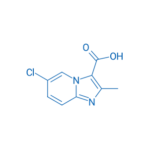 6-氯-2-甲基-咪唑并[1,2-A]吡啶-3-羧酸,6-Chloro-2-methylimidazo[1,2-a]pyridine-3-carboxylic acid