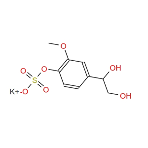 4-羟基-3-甲氧基苯基乙二醇-4-硫酸钾盐,4-Hydroxy-3-methoxyphenylglycol sulfate potassium salt