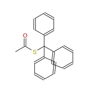 三苯基甲硫醇乙酸 1727-15-7