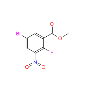 5-溴-2-氟-3-硝基苯甲酸甲酯,Methyl 5-broMo-2-fluoro-3-nitrobenzoate