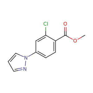 2-氯-4-(1H-吡唑-1-基)苯甲酸甲酯