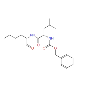 ((S)-4-甲基-1-氧代-1-(((S)-1-氧代己烷-2-基)氨基)戊-2-基)氨基甲酸苄酯 117591-20-5
