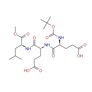 N-叔丁氧羰基-谷氨酰-谷氨酰-亮氨酸甲酯,L-Leucine,N-[(1,1-dimethylethoxy)carbonyl]-L-a-glutamyl-L-a-glutamyl-,3-methyl ester (9CI)