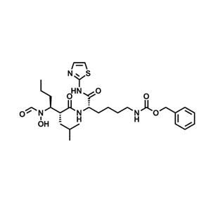 866924-39-2  ((S)-5-((2R,3S)-3-(N-羟基甲酰胺基)-2-异丁基六氨基)-2-氧代-6-(噻唑-2-基氨基)己基)氨基甲酸苄酯