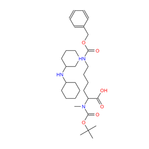 二环己胺 N6-((苄氧基)羰基)-N2-(叔丁氧羰基)-N2-甲基-L-赖氨酸,Dicyclohexylamine n6-((benzyloxy)carbonyl)-n2-(tert-butoxycarbonyl)-n2-methyl-l-lysinate