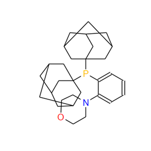 N-[2-二(1-金刚烷)磷苯基]吗啉,N-[2-(di-1-adamantylphosphino) phenyl]morpholine,98% Mor-DalPhos
