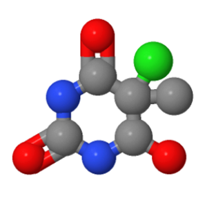 5-chloro-6-hydroxy-5,6-dihydrothymine,5-chloro-6-hydroxy-5,6-dihydrothymine