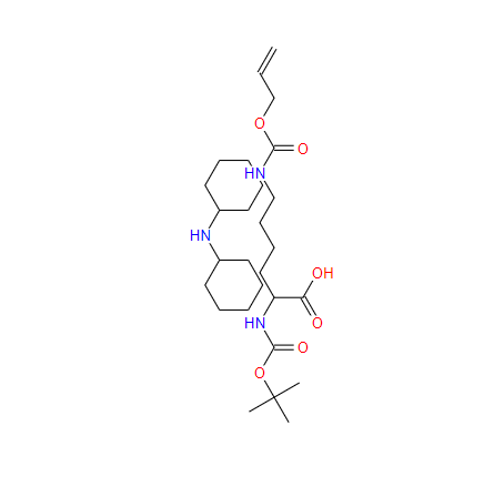 N-叔丁氧羰基-N'-烯丙氧基羰基-D-赖氨酸二环己胺盐,N-α-Boc-N-ε-allyloxycarbonyl-L-lysine dicyclohex