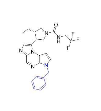 乌帕替尼杂质30,(3R,4S)-3-(3-benzyl-3H-imidazo[1,2-a]pyrrolo[2,3-e]pyrazin-8-yl)-4-ethyl-N-(2,2,2-trifluoroethyl)pyrrolidine-1-carboxamide
