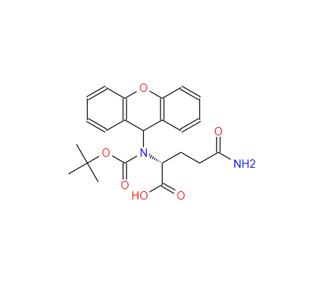 N-[叔丁氧羰基]-N'-9H-氧雜蒽-9-基-D-谷氨酰胺,N-α-Boc-N-δ-xanthyl-D-glutamine