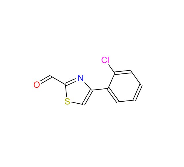 4-(2-氯苯基)-2-噻唑羧醛,4-(2-chlorophenyl)-2-thiazolecarboxaldehyde