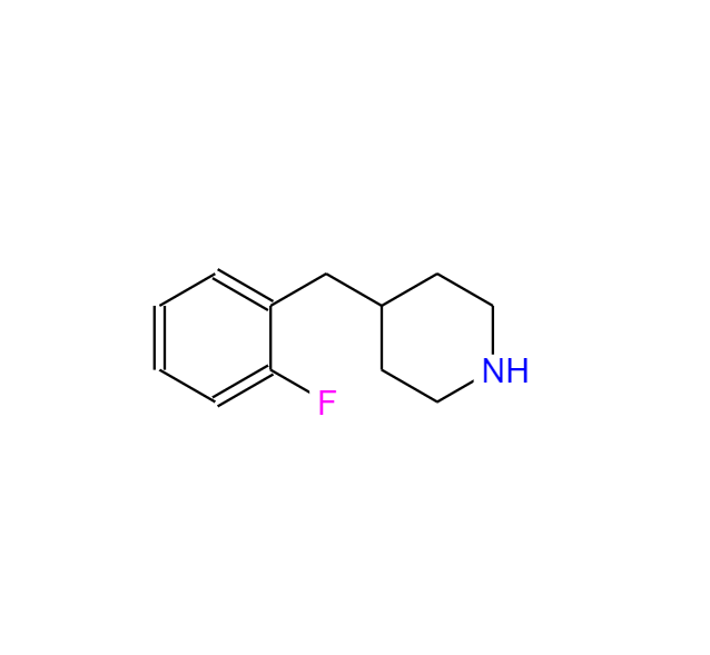 4-[(2-氟苯基)甲基]哌啶,4-(2-fluorobenzyl)piperidine