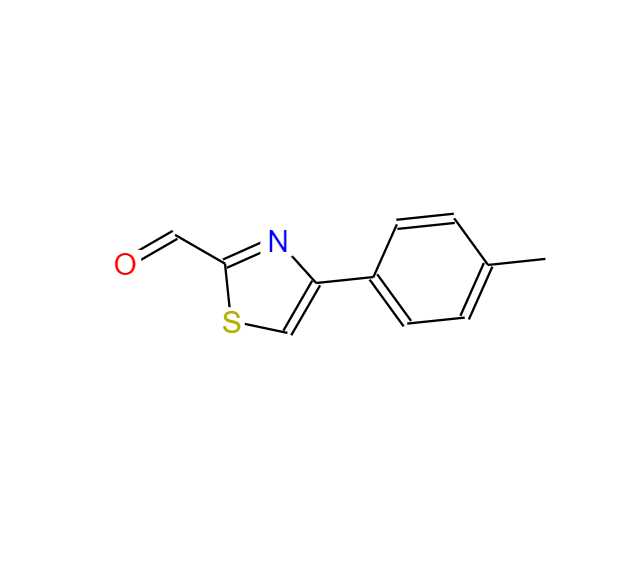 4-(4-甲基苯基)-2噻唑甲醛,4-(4-Methylphenyl)-2thiazolecarboxaldehyde