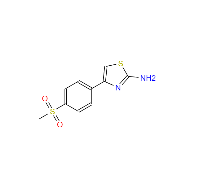 4-[4-(甲磺酰基)苯基]-1,3-噻唑-2-胺,4-(4-METHANESULFONYL-PHENYL)-THIAZOL-2-YLAMINE