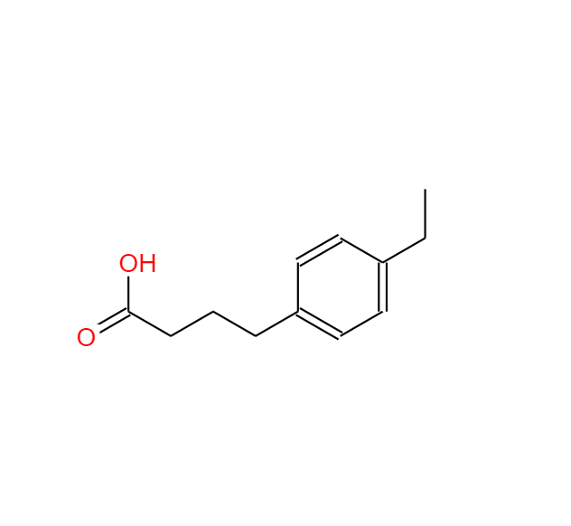 4-(4-乙基苯)丁酸,4-(4-ethylphenyl)butanoic acid