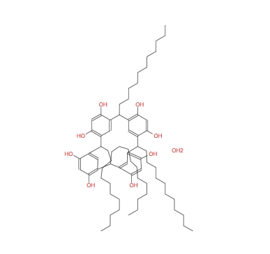 4-甲基-1-乙酰氧基杯芳烃[[6]和[8]的混合物](含5-10%的丙酮),4-Methyl-1-acetoxycalixarene [mixture of [6] and [8]](contains 5-10% Acetone)