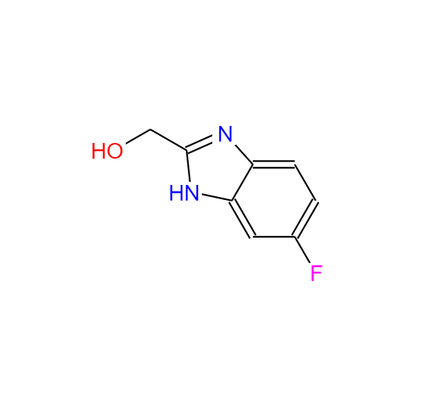 (5-氟-1H-苯并咪唑-2-基)甲醇,1H-Benzimidazole-2-methanol,5-fluoro-(9CI)