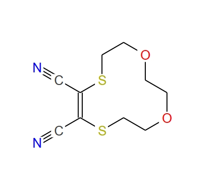 8,9-Dicyano-1,4-dioxa-7,10-dithiacyclododec-8-ene,8,9-Dicyano-1,4-dioxa-7,10-dithiacyclododec-8-ene