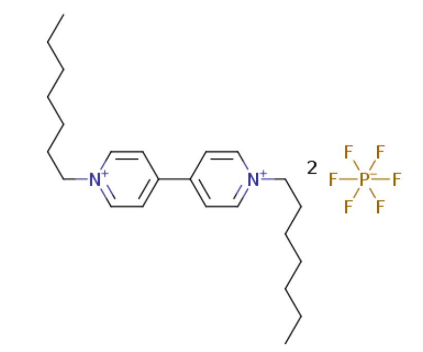 1,1'-二正庚基-4,4'-联吡啶二六氟磷酸盐,diheptyl viologen bis(hexafluorophosphate)