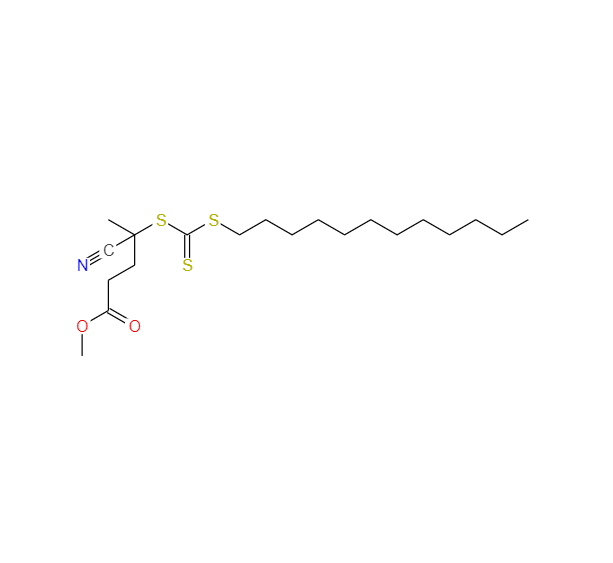 4-氰基-4-[(十二烷基硫烷基硫代羰基)硫烷基]戊酸甲酯,Methyl 4-cyano-4-[(dodecylsulfanylthiocarbonyl)sulfanyl]pentanoate