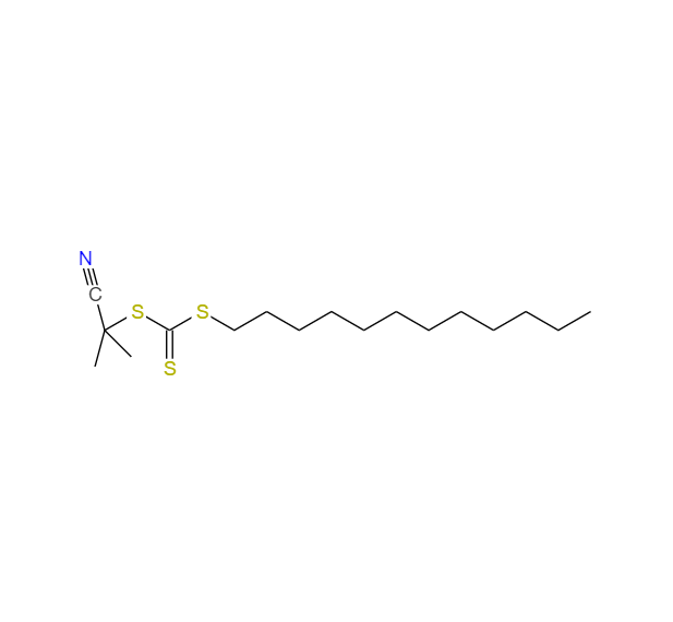 S-(2-氰基-2-丙基)-S-十二烷基三硫代羰基酯,S-(2-CYANO-2-PROPYL)-S-DODECYLTRITHIOCARBONATE